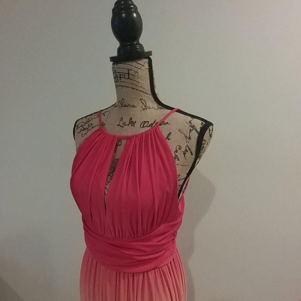 Maggy London Maxi Halter Dress